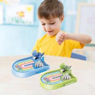 Indoor Bowling Set For Kids Cartoon Bowling Alley Board Fun