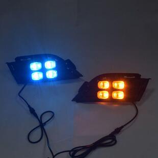 适用于1718现代名图日行灯LED日间行车灯带转向夜行冰蓝改装 四