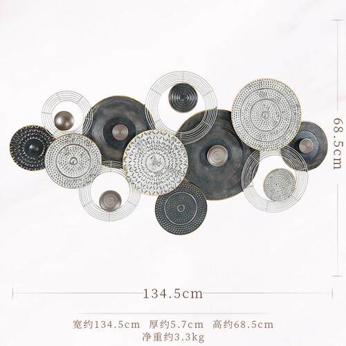 创意复古客厅沙发背景墙装饰挂件餐厅墙面壁挂轻奢卧室过道墙饰