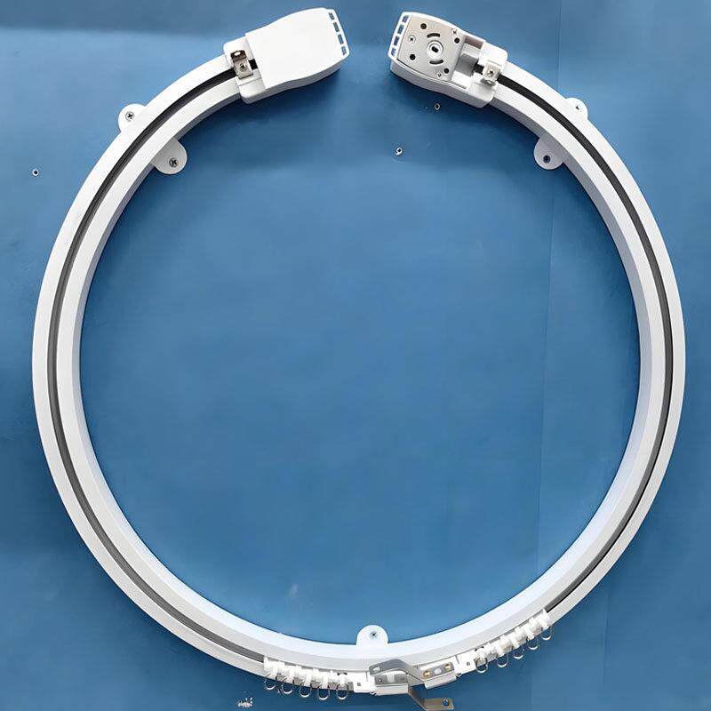 电动窗帘圆形弧形轨道婚庆试衣间蒙古包全自动智能电机语音影楼