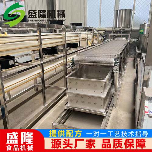 黔南时产100斤豆腐皮一人操作豆腐皮机两相电自动泼浆压榨解包