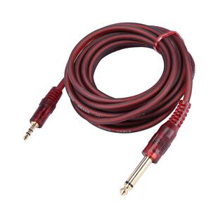 3.5转6.5公对公手机功放音响调音台麦克风音箱连接线6.35mm音频线