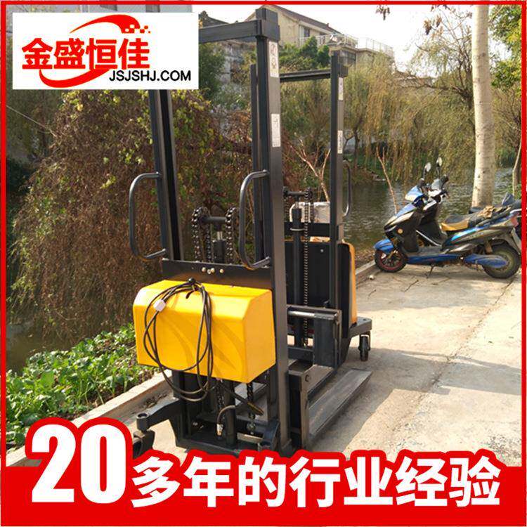泰兴厂家1t2t升高1.6-5米半电动叉车外接220v电源电动起