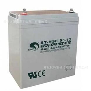 赛特蓄电池BT-HSE-55-12阀控密封铅酸免维护12V55AH消防应急机房