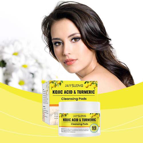 JAYSUING Turmeric Curcumin Cleansing Pads - Gently cleanses