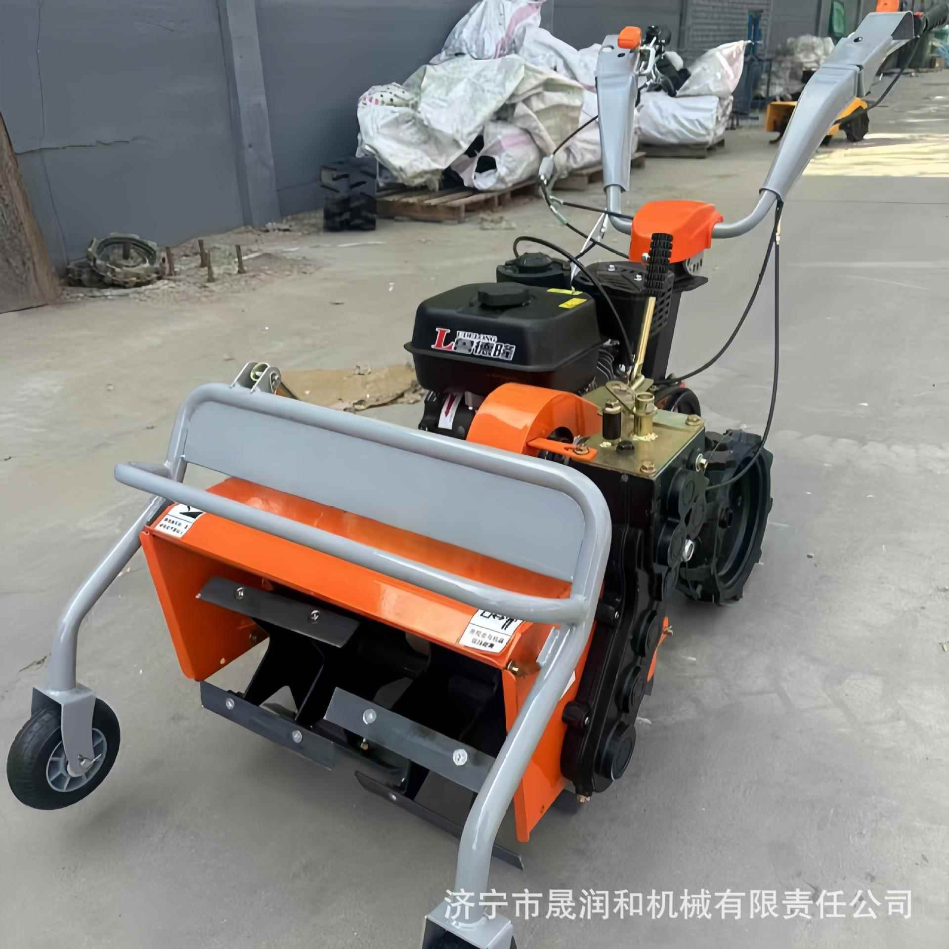 手碎推式四 驱旋自走式QTZ耕除草草一体机柴油电启动70公分作业宽