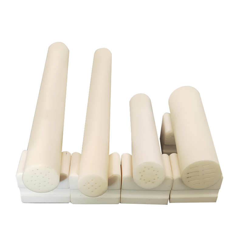 芯刚玉陶瓷管绝缘管氧化铝氧化铝刚玉芯热电偶多孔双孔陶瓷四孔