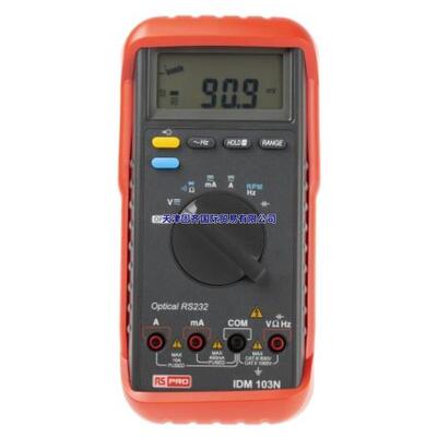 欧时RS PRO万用表, IDM103N, 1000V交流和直流10A 40MΩ电阻40mF