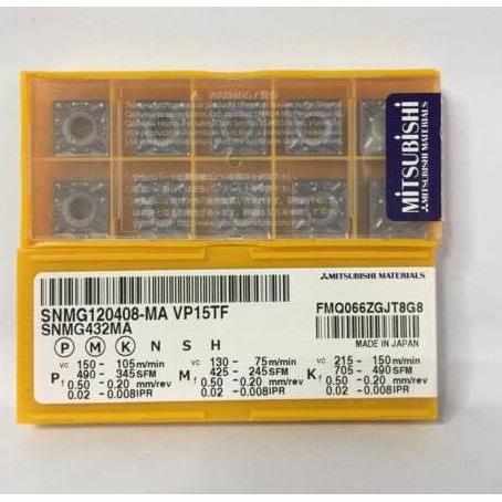 日本三菱 数控车刀片 SNMG120408-MA VP15TF三菱数控刀片四方刀片