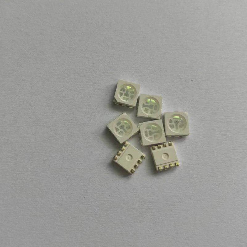 慢闪七彩灯5050LED发光二极管 慢闪七彩RGB灯红蓝绿贴片led