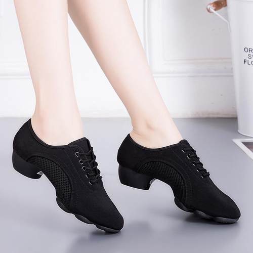 女拉丁舞教师鞋成人摩登软底鞋广场舞鞋爵士鞋国标华尔兹牛津2025