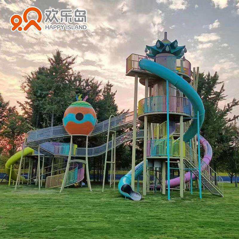 公园无动力乐园设计小区儿童乐园规划游乐设备厂家滑梯秋千跷跷板