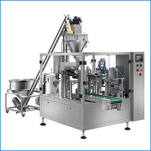 旋转式 10工位包装 机全自动颗粒预制袋包装 机上海厂家直销 给袋式