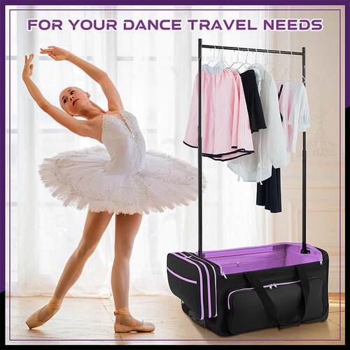 Clothing rack, luggage bag, foldable dance bag, professiona