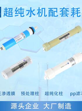 超纯水机配套超纯水柱实验室超纯水机耗材超纯化柱反渗透膜等
