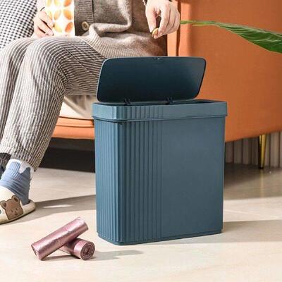 Household Desk Garbage Can Plastic Trash Can Wastebaskets