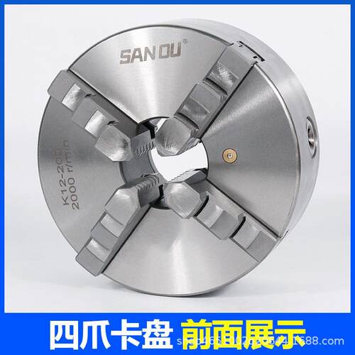 三欧四爪联动卡盘四轴卡盘K12-200 四爪自定心卡盘K12-250