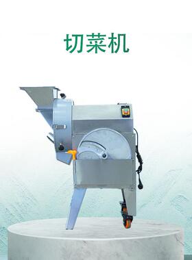 销售商用不锈钢切菜机土豆萝卜切片切丝切块机球茎省时高效