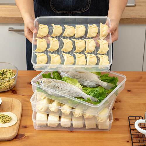 保鲜盒食品级微波炉桌面收纳盒