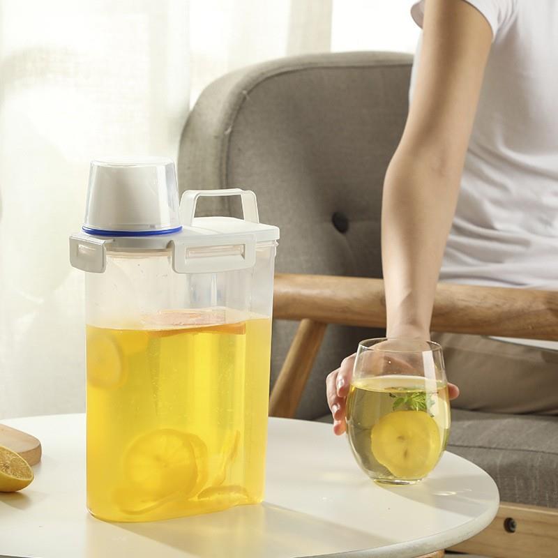 冰箱冷水壶日式大容量凉水壶家用耐热果汁扎壶柠檬水泡茶壶开水壶