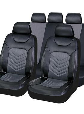 汽车坐垫v座套223P通U皮革2025年新款全包季五座用pc汽车坐垫四通