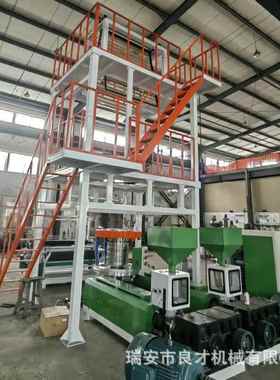 厂家P吹膜机高低压427吹膜机吹塑料膜吹机ABA膜机高低压自封E袋设