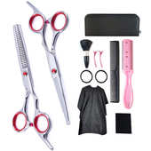 儿童宝宝防刮伤安全剪鱼嘴圆头理发剪刀美发剪刀平剪牙剪组合套装