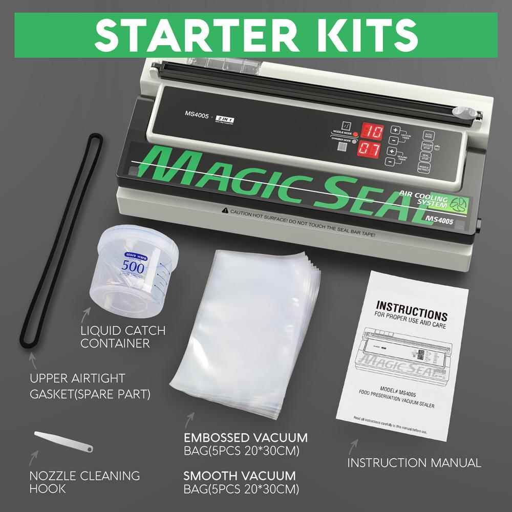 美吉斯MS4005-英文版 MAGIC SEAL FOOD VACUUM SEALER MAC HINE E