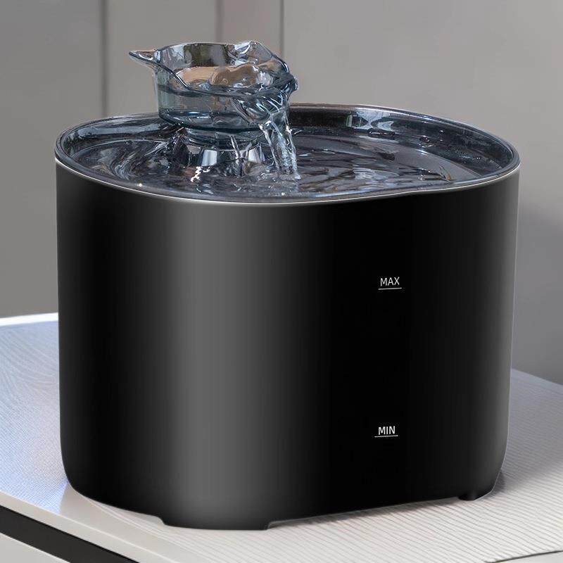 宠物饮水机智能感应猫咪喝水器自动循环活水过滤狗狗水碗新款工厂