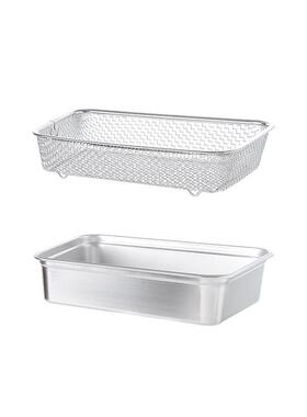 30菜ltao10024不锈钢洗菜沥中水篮号备盘大单槽深型大盆盆碗碟沥