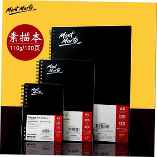 spiral visual art diary a2a3a4a5 sketchbook素描速写本蒙马特