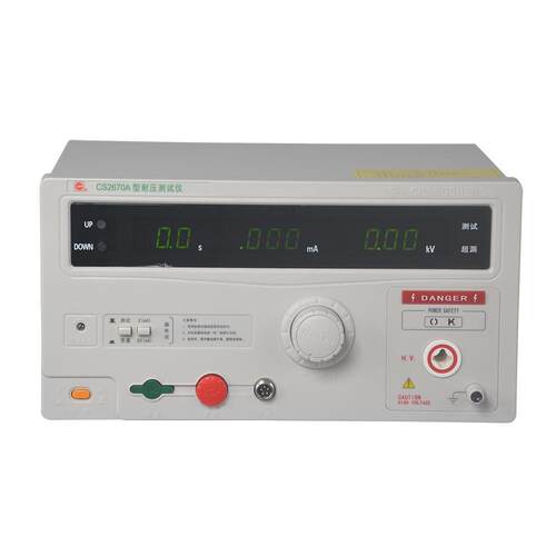 南京长盛CS2670A耐压测试仪数显耐压测试仪自动化测电压可