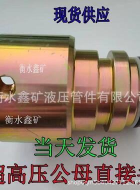 K型矿用超高压公母接头31.5D公/DN38SS母快速变头支架转换件