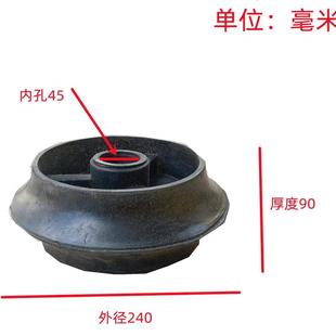 播种机镇压器压土轮旋耕机压土轮橡胶材质抗摔耐磨农用机压地滚子