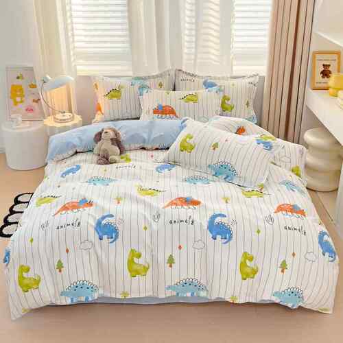 正品100纯棉四件套全2棉床单被套%180x20x230被罩床上用品20x2400