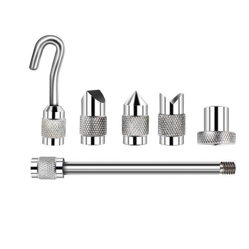 数显推拉力计配件测头测力计拉力计指针夹具挂钩测头零件勾子平头