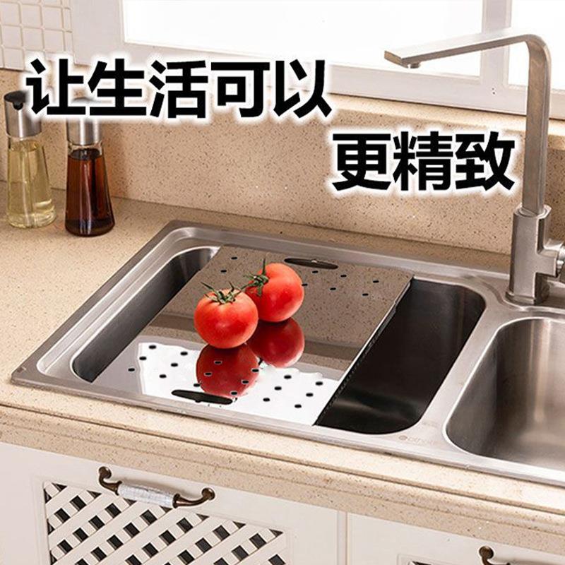不锈钢沥水架厨房沥板水槽沥沥水/物水台洗菜板洗碗架水置全网