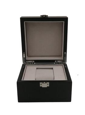 高档木制男手表盒包装礼品饰名档牌黑色油漆盒子高收藏木盒礼首盒
