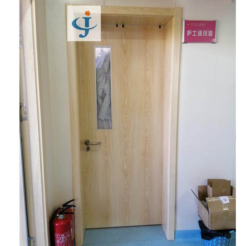 夹板双开门 隔音隔热 不锈钢防撞带 多层实木板 巨梦生产厂家