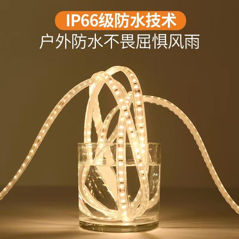 厂家直销太阳能灯带多色可选户外防水超亮灯条花园别墅庭院公园
