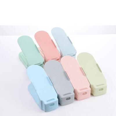 Integrated Shoe Rack Simple Plastic Shoe Rack Double Layer A