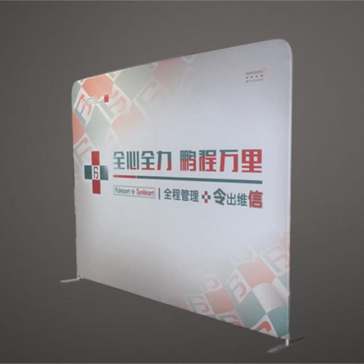 厂家直销快幕秀广告活动背景板会议签到墙速展拉网展示架广告牌架