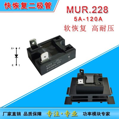 快恢复二极管MUR5A10A30A60A100A.228低损耗高耐压400V600V1200V
