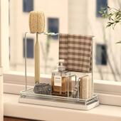 304不锈钢厨房置物架台面抹布架水槽边海绵沥水架擦洗碗布收纳架