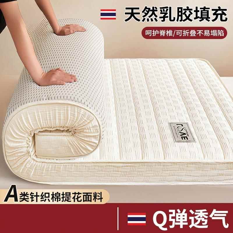 乳胶床垫遮盖物家用卧室软垫子榻榻米海绵垫单人床褥租房专用