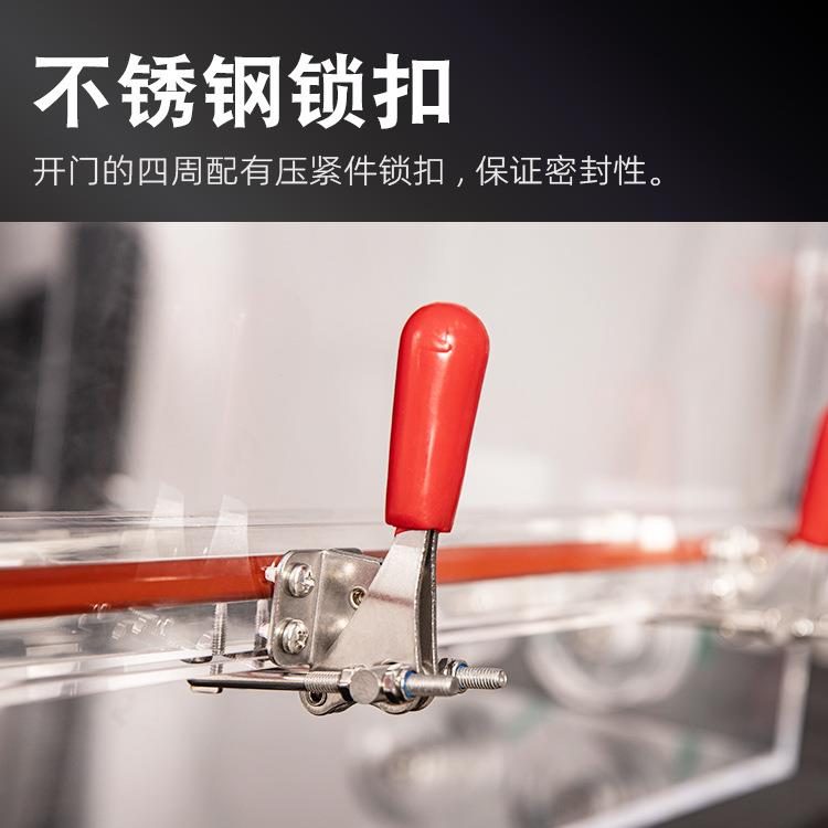 真箱工业实验室方形透明有空BXE玻璃密封箱除消水泡亚克力机真空