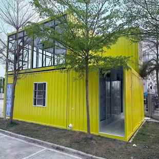 创意集装 箱活动房2铺名酒店景区宿集 商箱商业街便利店网街红集装