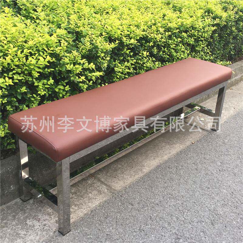 桑拿浴室不锈钢长条凳换鞋凳更衣室坐凳公共商场公园椅子