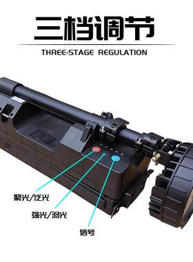 FW6117 LED防爆轻便移动灯红蓝警示检修施工升降照明灯折叠探照灯