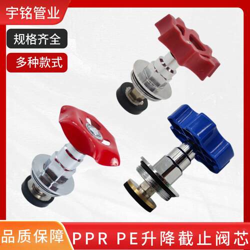 PPR20升降式停止阀4分精品铜阀芯25阀6分球阀32阀门1寸不锈钢阀芯